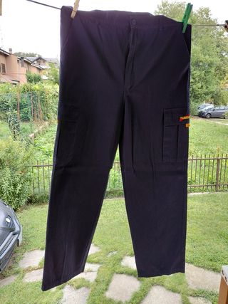 Pantaloni cargo Tubertini neri
