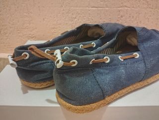 Zapatillas planas azules