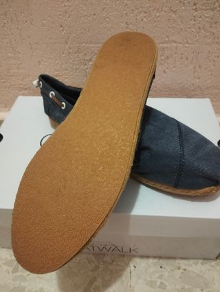 Zapatillas planas azules