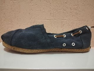 Zapatillas planas azules