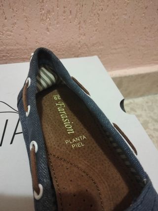 Zapatillas planas azules