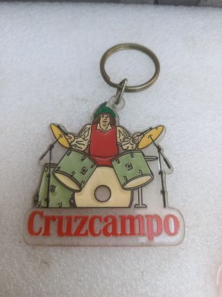 Lote Cerveza Cruzcampo: Mini botella & Llaveros