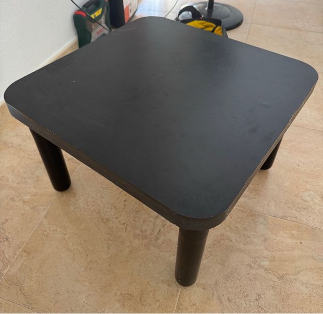 Mesa centro negra - madera