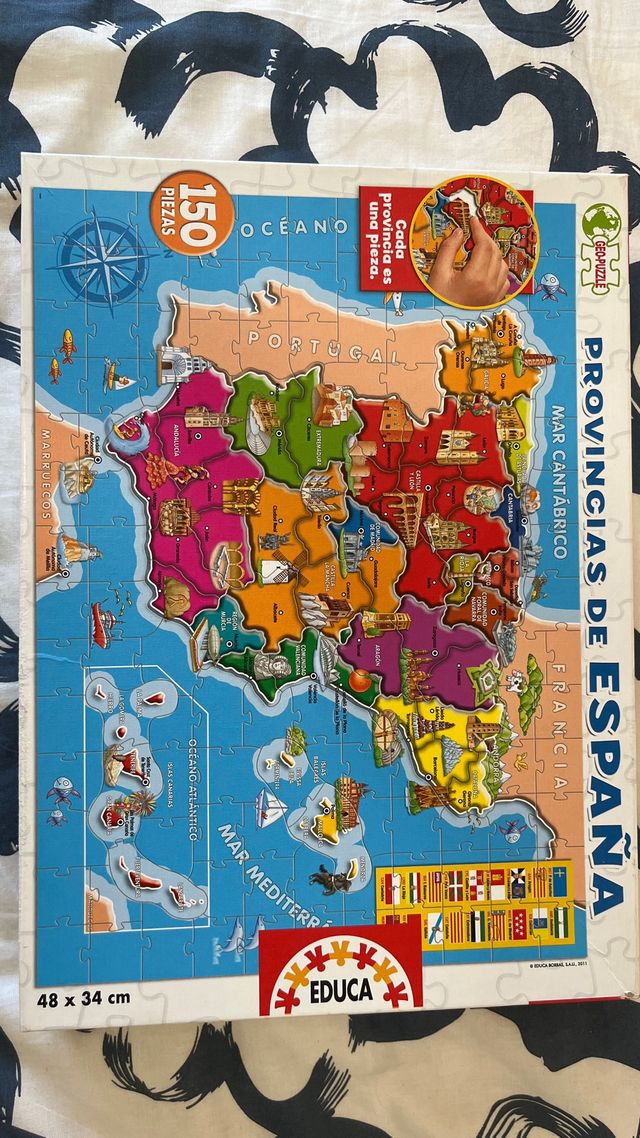 Puzzle España 150 piezas Educativo
