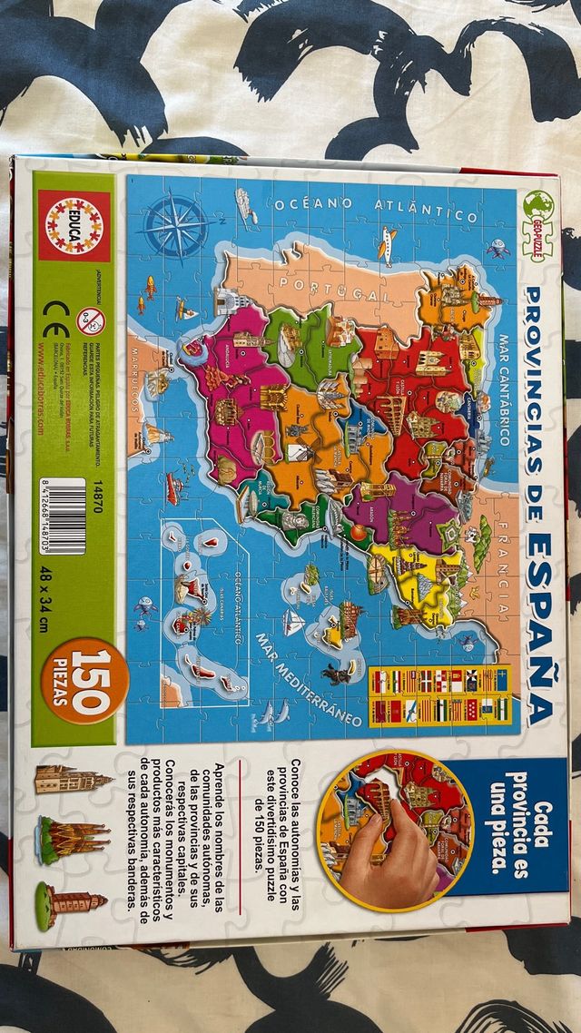 Puzzle España 150 piezas Educativo
