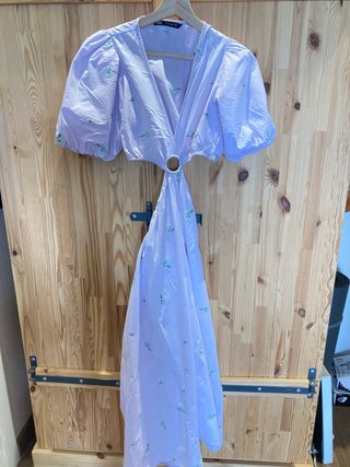 Vestido Zara lila - Cut Out