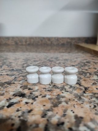 370 Aisladores Porcelana antiguos