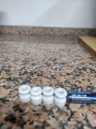 370 Aisladores Porcelana antiguos