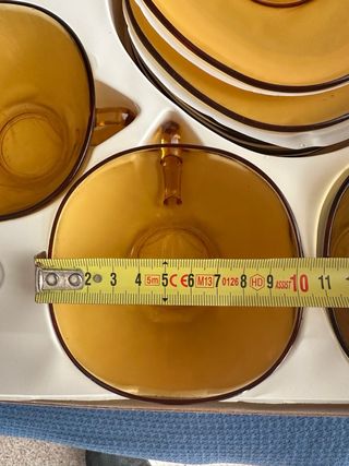 VERECO 6pzs desayuno con caja NUEVO