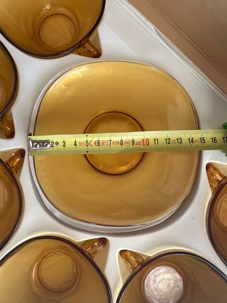 VERECO 6pzs desayuno con caja NUEVO