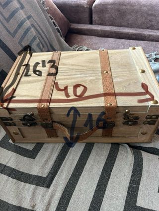 Baúl madera estilo vintage