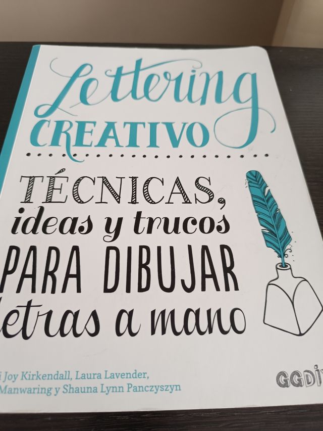 Lote libros lettering y caligrafía.