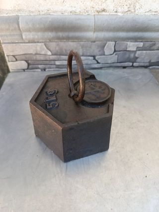 Pesa antigua 5kg - Hierro
