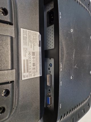 Monitor Hanns.g - Pantalla gris plata
