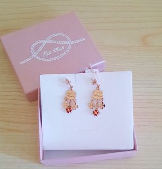 Orecchini Piti Malì rosa-rosati