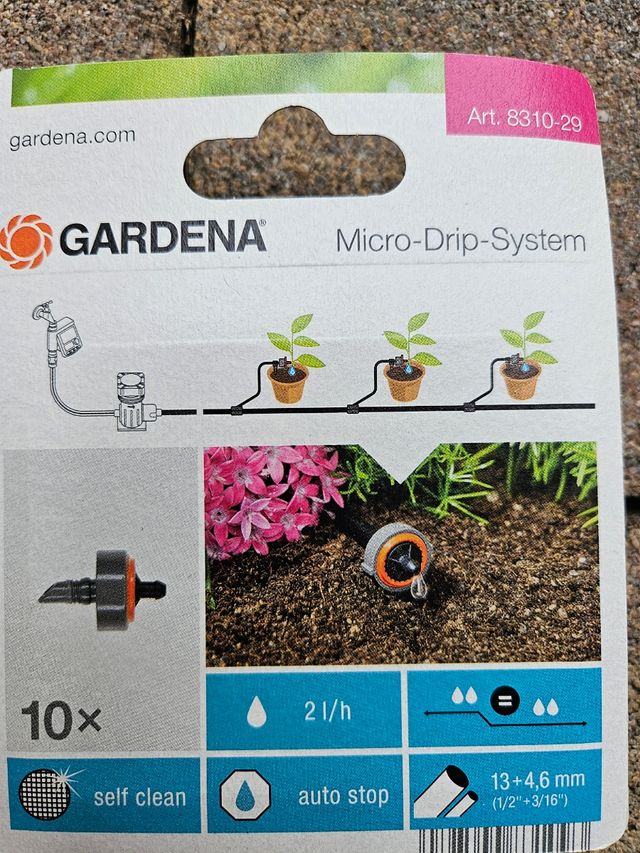 Gocciolatore Gardena 8pz Micro Drypping