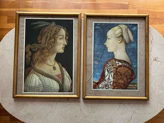 2 Cuadros Vintage Retratos