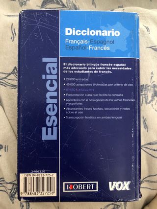 Diccionario Esencial / Essential Dictionary: Fr...