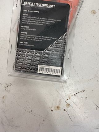 Juego válvulas horquilla KTM 78101900000