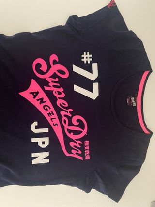 Camiseta Superdry mujer, talla L