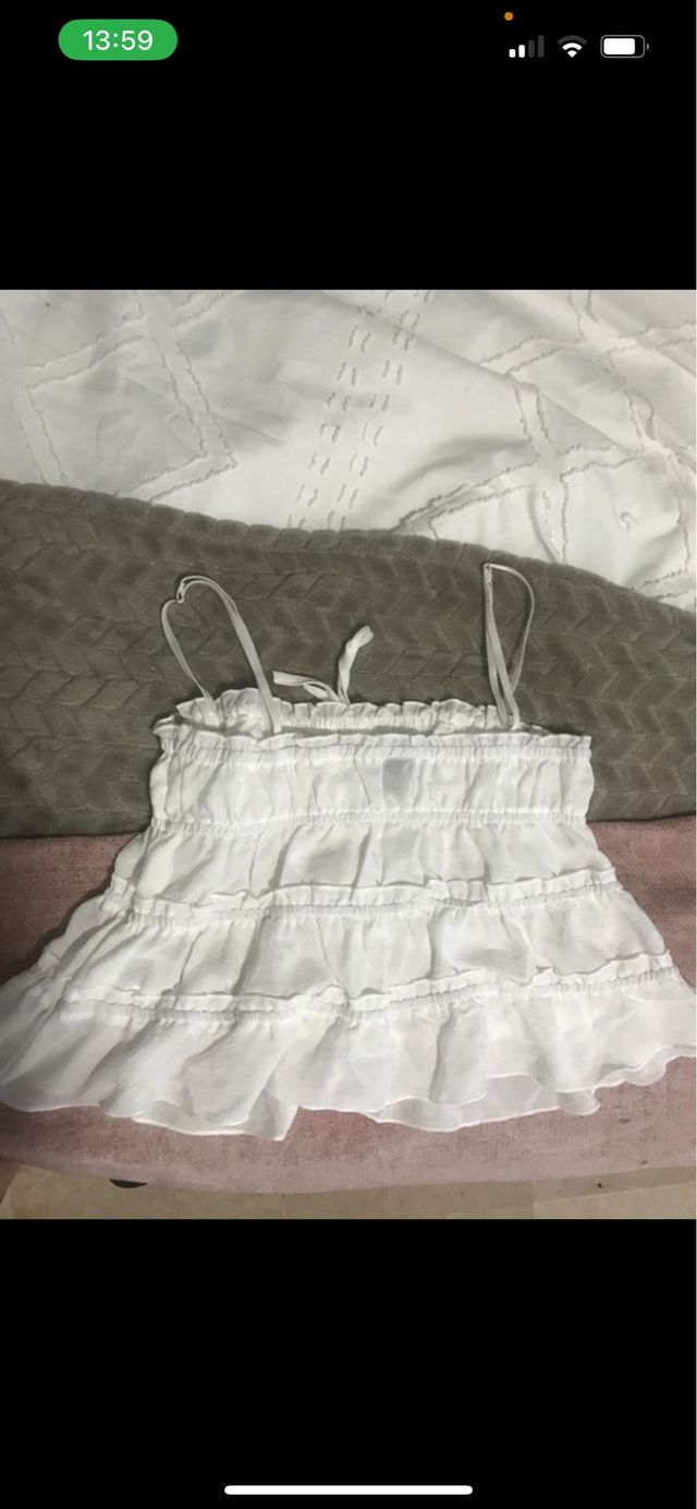 Top blanco de verano