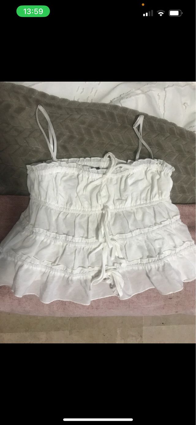 Top blanco de verano