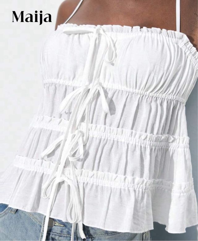 Top blanco de verano