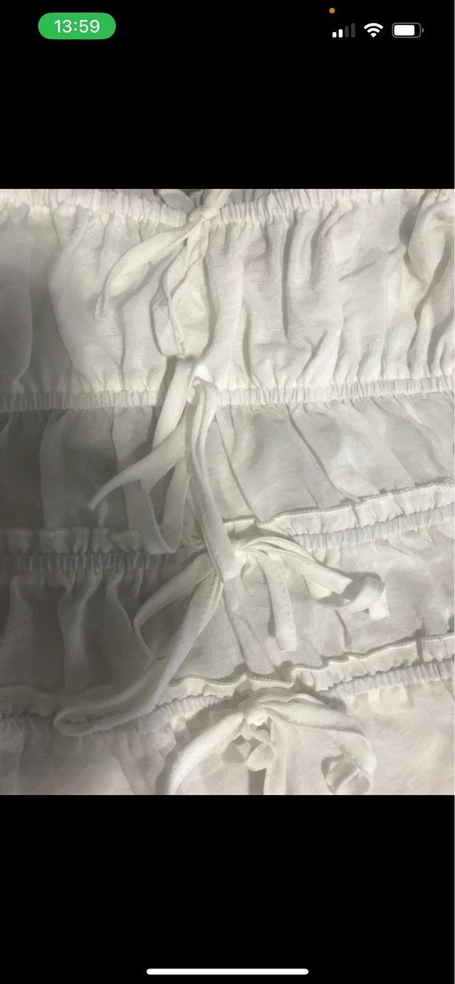 Top blanco de verano