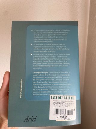 La gestión del cambio