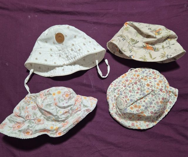 4 Gorros bebé - Verano