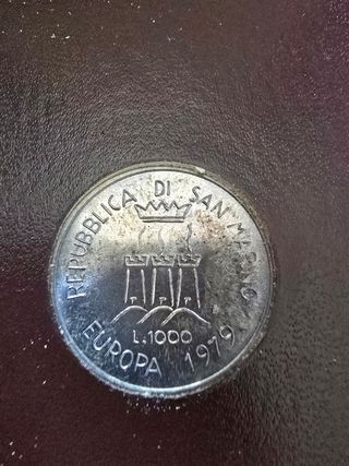 2 Monete Argento L.1000 San Marino