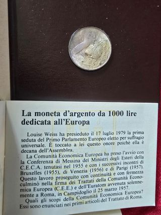 2 Monete Argento L.1000 San Marino