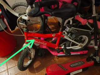 Bicicleta infantil BTWIN 16" blanca