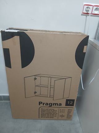 Armario pared Pragma 80cm blanco