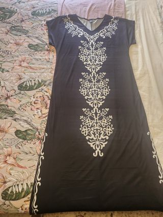 Vestido largo negro - Talla única