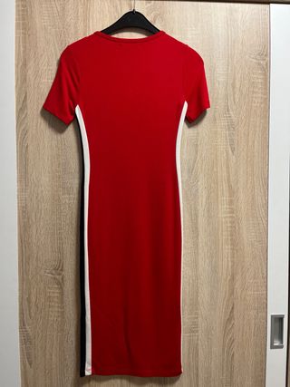 Vestido midi rojo