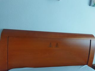 Cabecero cama madera marrón
