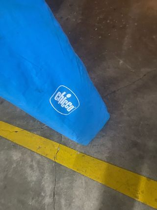 cuna de viaje Chicco azul