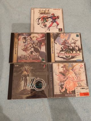Lote de juegos PS1/Saturn NTSC Jap
