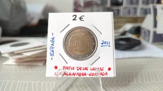 2€ España 2011 - Alhambra Granada 