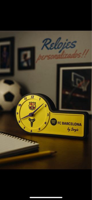 Reloj FC Barcelona personalizado 