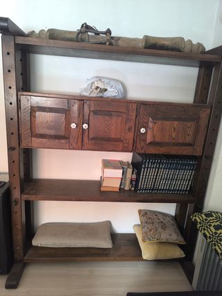 Estantería madera roble - Librería
