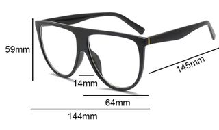 Gafas estilo Céline graduadas personalizadas 