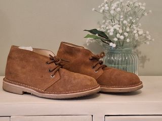 Zapatos ante marrón mujer