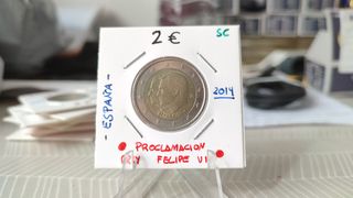2€ España 2014 - Proclamación Felipe VI - S/C
