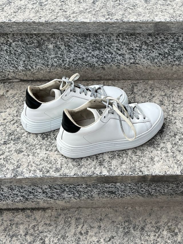 StokTon Sneakers bianche donna