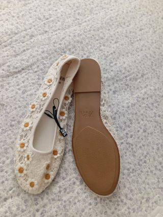 Zapatos Zara mujer blancos