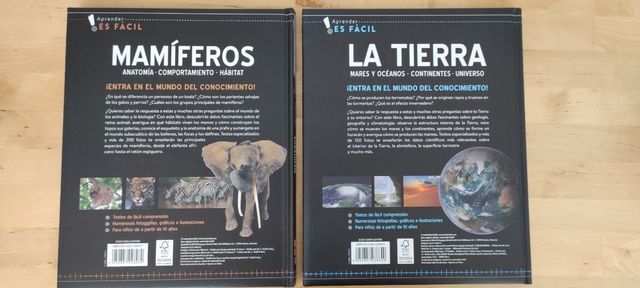 "Mamíferos" y "La Tierra"