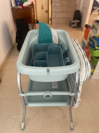 Bañera cambiador bebé - 2 en 1