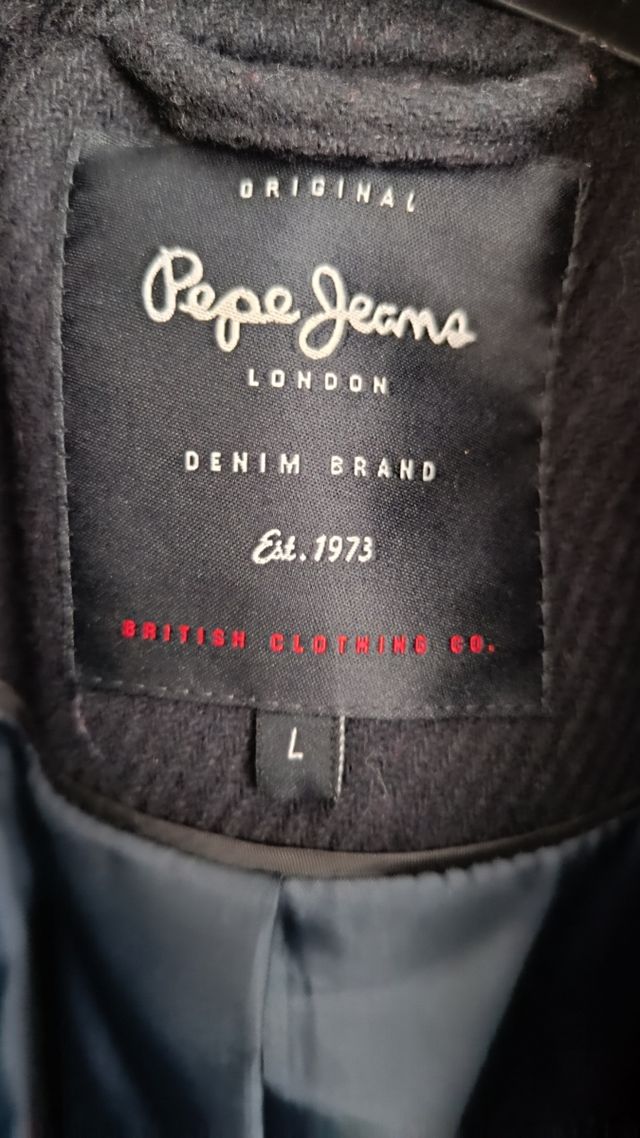 Abrigo Pepe Jeans azul marino - L